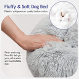 My Doggie Donut - Warm Soft Long Plush Dog Bed