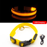 Limited-Time OFFER! SEE ME SAFE! LED Safety Dog Collar - USB or Button Battery Charging versions