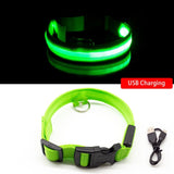 Limited-Time OFFER! SEE ME SAFE! LED Safety Dog Collar - USB or Button Battery Charging versions