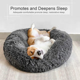 My Doggie Donut - Warm Soft Long Plush Dog Bed