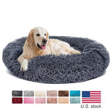 My Doggie Donut - Warm Soft Long Plush Dog Bed