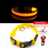 Limited-Time OFFER! SEE ME SAFE! LED Safety Dog Collar - USB or Button Battery Charging versions