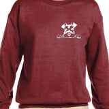 Mini Shnauzer Peeking - Unisex Sweatshirt